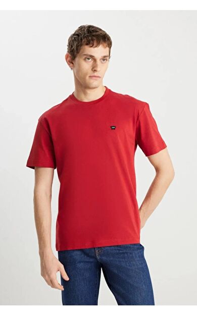 Wrangler Small Logo Bisiklet Yaka Erkek T-shirt W7NM203877600