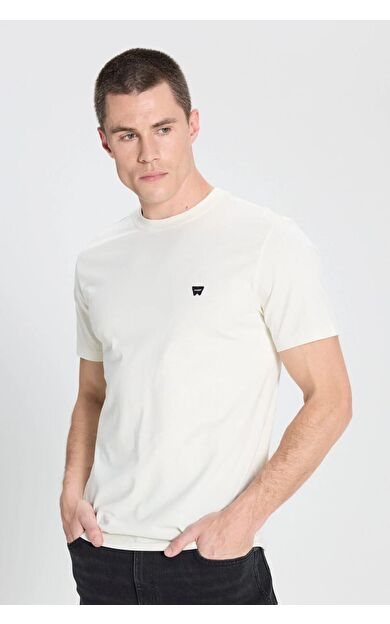 Wrangler Small Logo Bisiklet Yaka Erkek Tişört W7NM20387742L