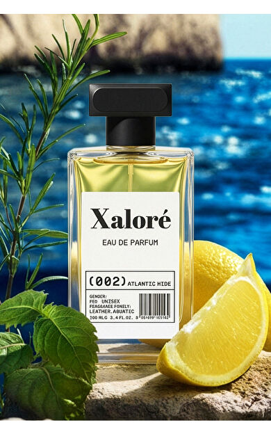 Xalore Eau De Parfume Ocean Leather Atlantic Hide 002 100 ML Unisex Fresh Deri