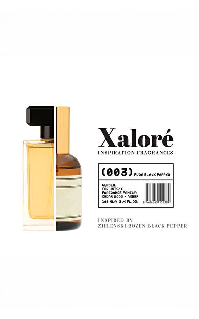 Xalore Eau De Parfume PURE ROZE BLACK PEPPER 003 100 ML Unisex Amber Baharatlı