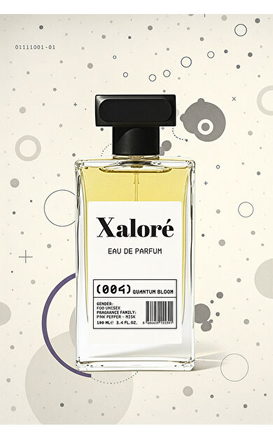 Xalore Eau De Parfume CENTRIC MOLECULES 01 QUANTUM BLOOMS 004 100 ML Unisex Miskli