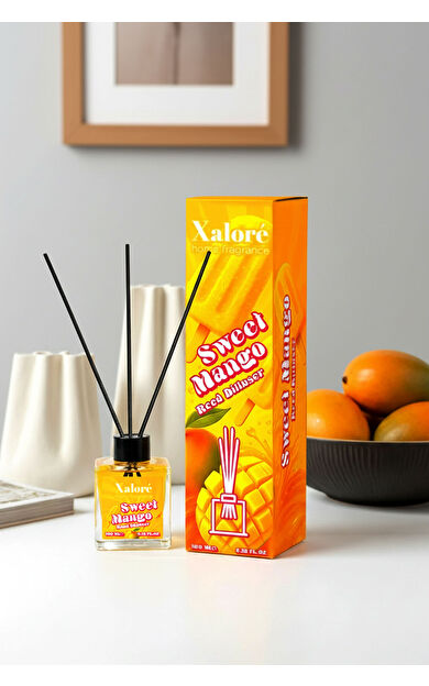 Xalore Mango Çubuklu Ev Kokusu 100 ml Sweet Mango | Kalıcı Çubuklu Oda Kokusu