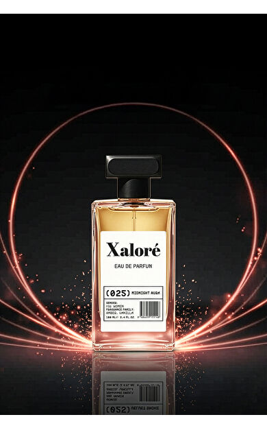 Xalore Eau De Parfume Midnight Aura Opiumius Black 025 100 ML Kadın Amber Vanilya