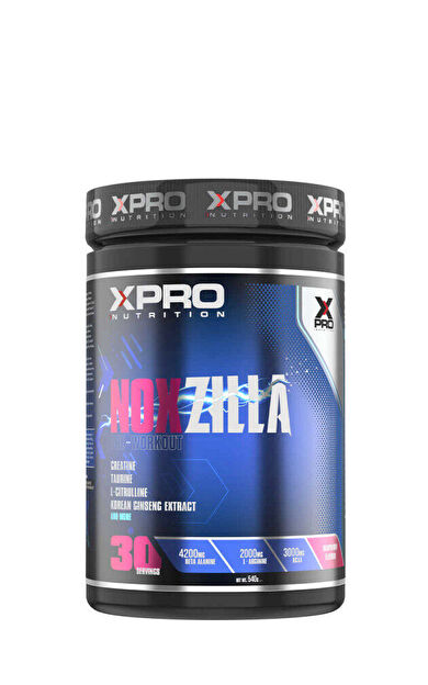 Xpro Noxzilla Pre-Workout 540gr Ahududu Aromalı