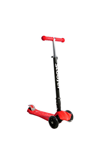Xslide Işıklı Tekerlekli Scooter-KIRMIZI