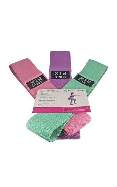 XTR Fitness Pilates Ve Aerobik Bandı 3' Lü Set