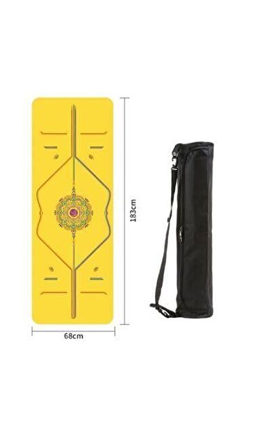 XTR Fitness Yoga Matı Rainbow Series 5 Mm EP00T6-80-C-SARI