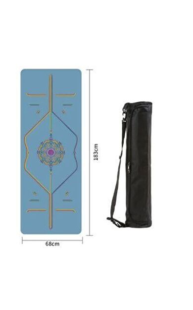 XTR Fitness Yoga Matı Rainbow Series 5 Mm EP00T6-80-C-MAVI