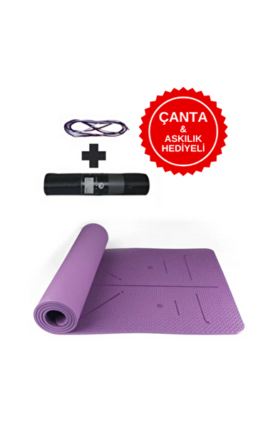 XTR Fitness Yoga Matı Ve Pilates Minderi Tpe 8 Mm EP00T7-81-C-MOR