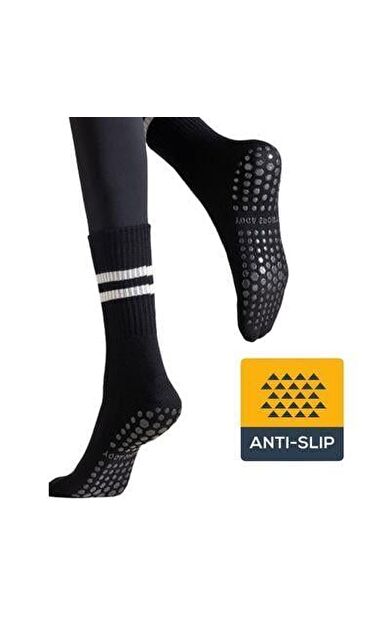 XTR Fitness Yoga Ve Pilates Çorabı EP00UE-27-C-SIYAH