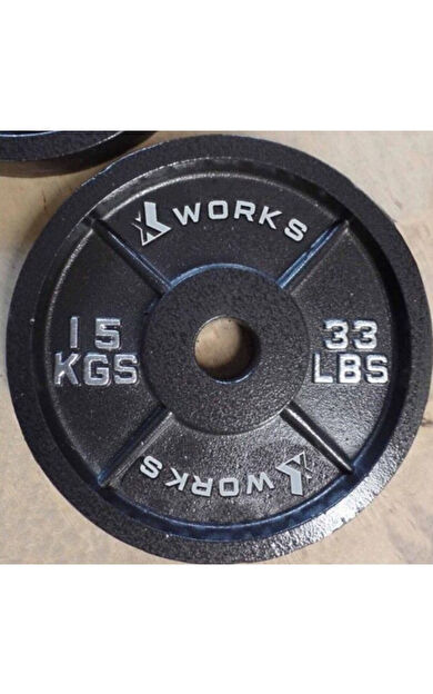 XWORKS Demir Döküm Plaka – Olympic Weight Plates 2.5KG (Çift) (XW350000)