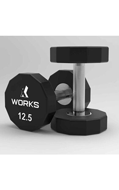 XWORKS Premium Dumbbell – Sided TPU Kaplamalı Dambıl 2.5KG (Tek) (XW320000)