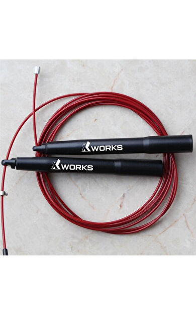 XWORKS Premium Jump Rope – Rulmanlı Dönüşlü Naylon Atlama İpi (XW280000)