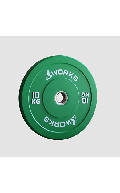 XWORKS Renkli Antrenman Bumper Plaka (Çift) 10KG (ÇİFT)