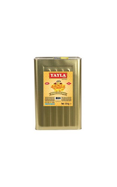 Yayla Süzme Çiçek Balı 25 Kg (Teneke)