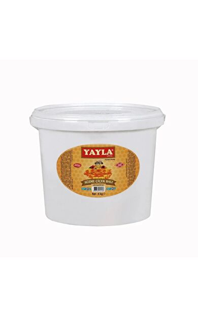 Yayla Süzme Çiçek Balı 4 Kg (Kova)