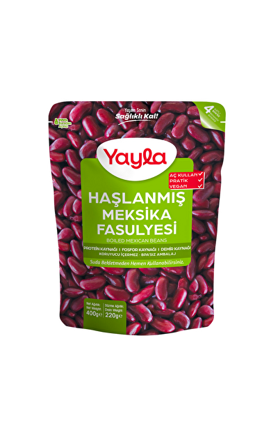 YAYLA Haşlanmış Meksika Fasulyesi 400g