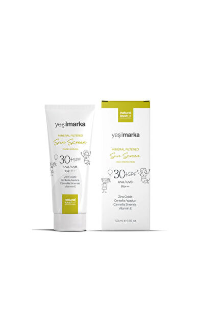 Yeşilmarka Mineral Filtreli Güneş Kremi 30+Spf 50 ml