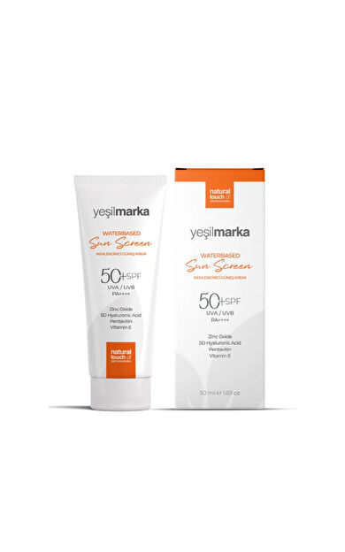 Yeşilmarka Su Bazlı Nemlendirici Güneş Kremi 50+Spf 50 ml