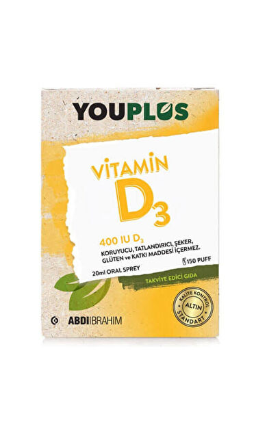 Youplus 400 IU Vitamin D3 20 ml Sprey