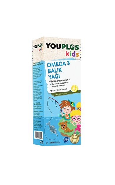 Youplus Kids Omega 3 150 ml Şurup
