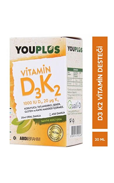 Youplus Vitamin D3K2 20 ml