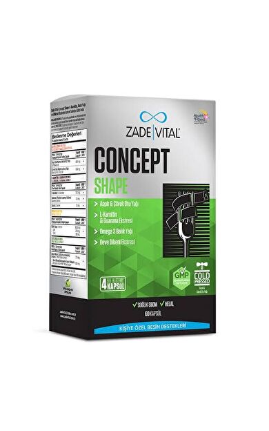 Zade Vital Concept Shape 60 Kapsül