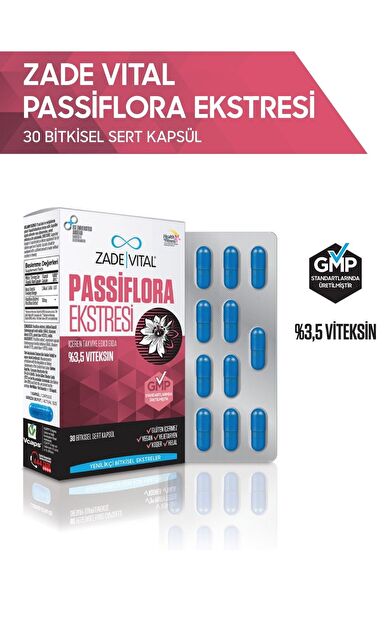 Zade Vital Passiflora 30 Kapsül
