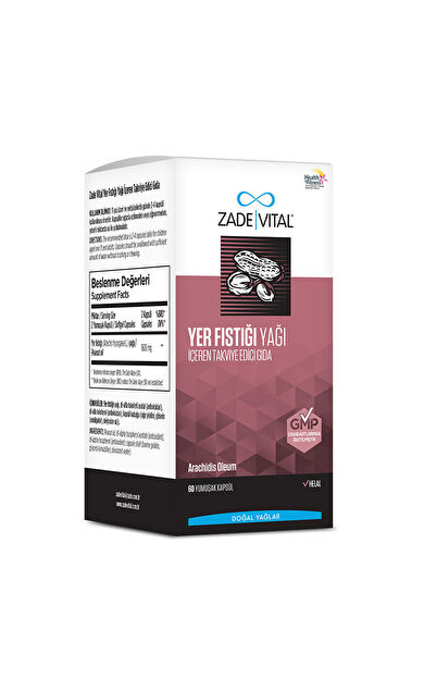 Zade Vital Yer Fıstığı Yağı 60 Yumuşak Kutu Kapsül