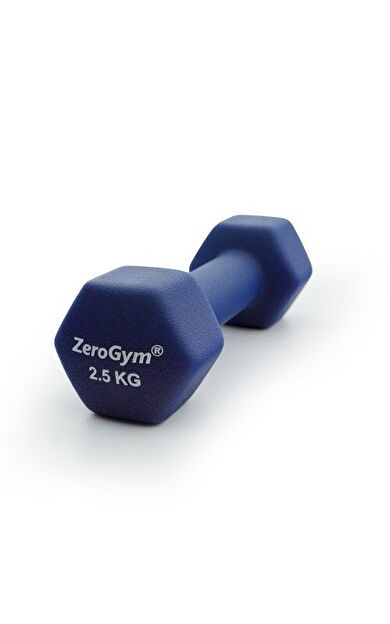 Zerogym Neopren Kaplı İçi Demir Dambıl 2,5 kg Mavi 1 Adet