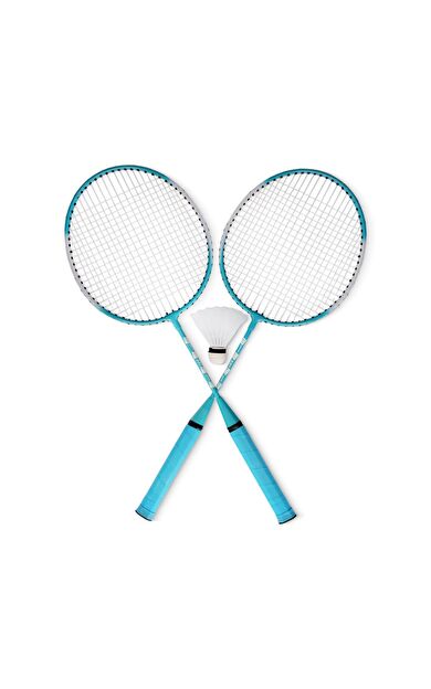 Zerogym Çocuk Badminton Raketi 57cm Yeşil 2 Raket 1 Top