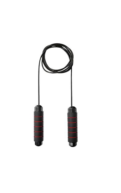 Zerogym Jp04 Rulmanlı Atlama İpi Siyah Kırmızı