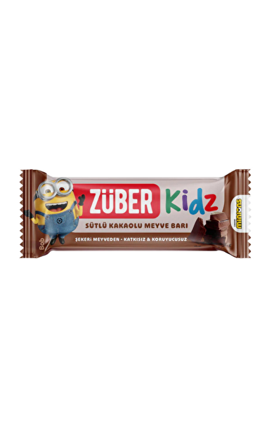 ZÜBER Kidz Sütlü Kakaolu Meyve Bar 25gr
