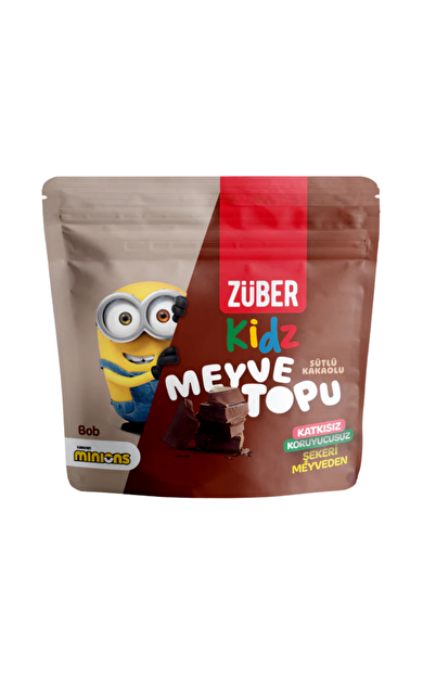 ZÜBER Kidz Sütlü Kakaolu Meyve Topu 42gr
