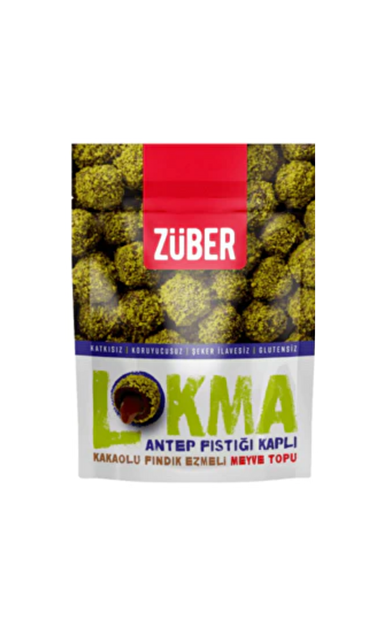 ZÜBER Antep Fıstığı Kaplamalı Lokma 96g