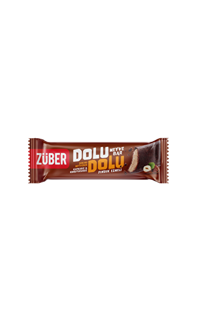 ZÜBER Dolu Dolu Fındık Ezmeli Meyve Bar 30g