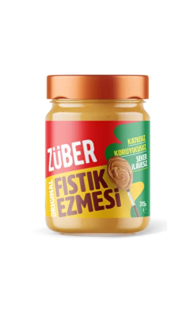 ZÜBER Original Fıstık Ezmesi (Ballı) 315g