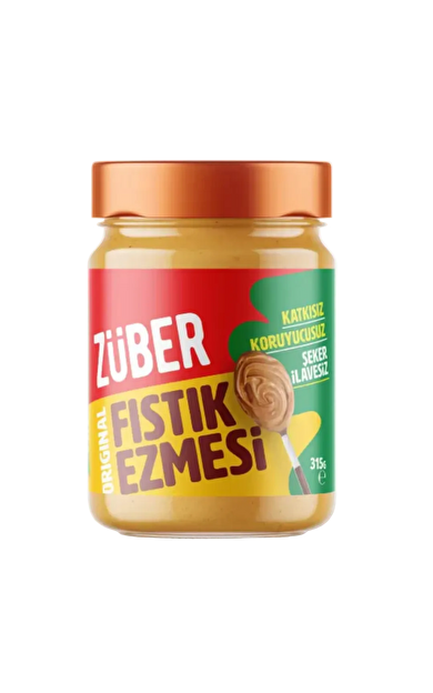 ZÜBER Original Fıstık Ezmesi (Ballı) 315g