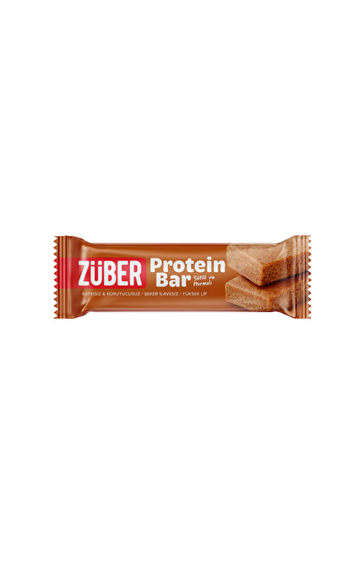 ZÜBER Sütlü ve Hurmalı Protein Bar 35g