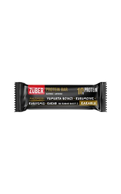 Züber Kakaolu Protein Barı - 12 Adet x 40Gr