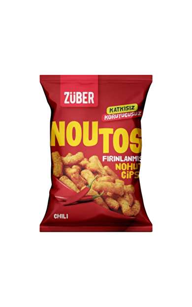 Züber Noutos Chili Baharatlı Fırınlanmış Nohut Cipsi 55g