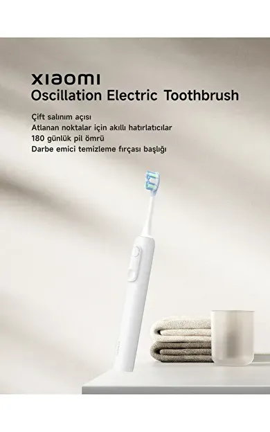 Xiaomi Mi Salinimli Elektrikli Dis Firçasi White