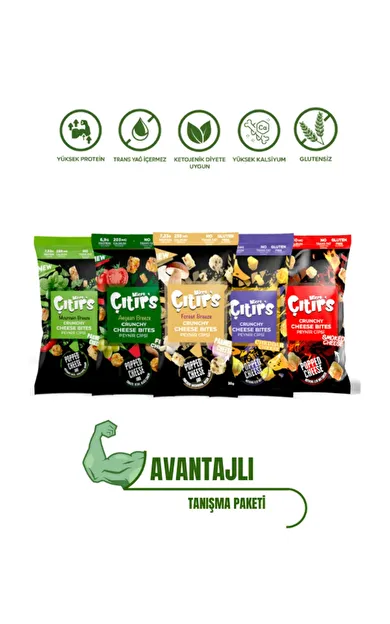 Micro Çıtır's Paketi 1 – Peynir Cipsi Serisi