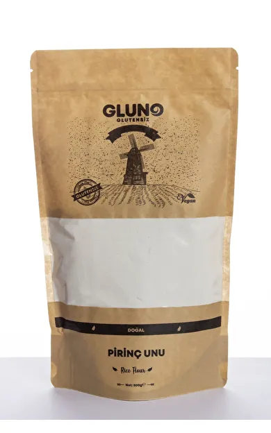 Gluno Glutensiz Pirinç Unu 500g