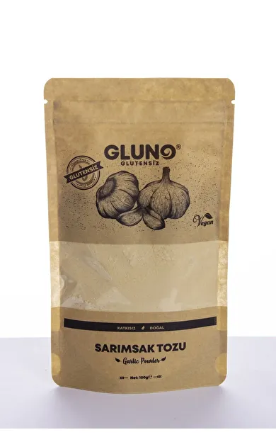 Gluno Glutensiz Sarımsak Tozu 100gr
