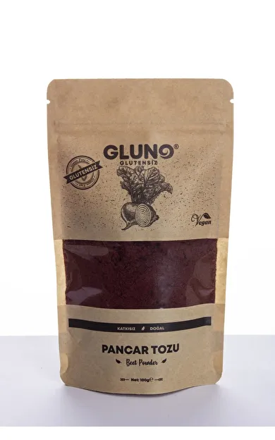 Gluno Glutensiz Pancar Tozu 100gr