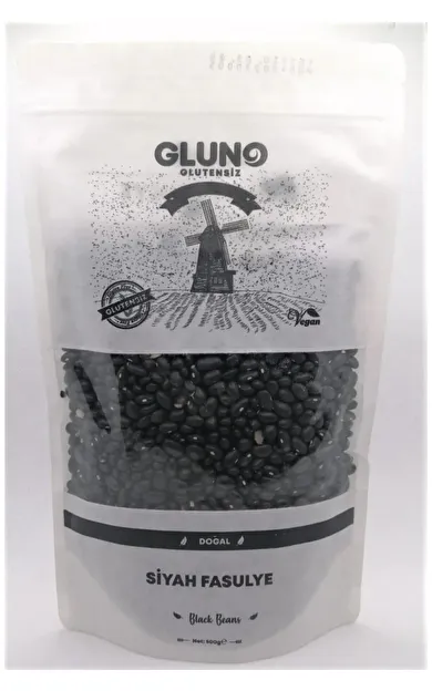 Gluno Glutensiz Siyah Fasulye 500g