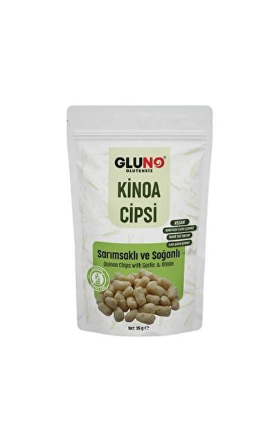 Gluno Glutensiz Kinoa Cipsi Sarımsaklı Soğanlı 35g