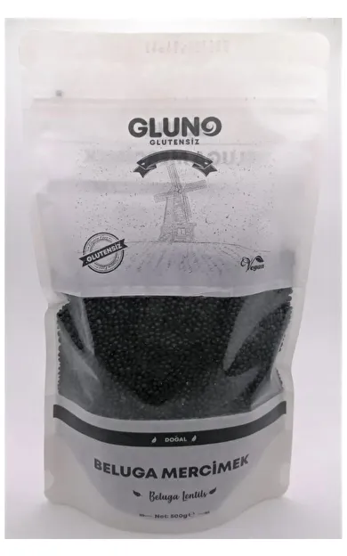 Gluno Glutensiz Beluga Mercimek 500g