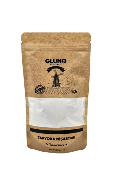 Gluno Glutensiz Tapyoka Nişastası 200g